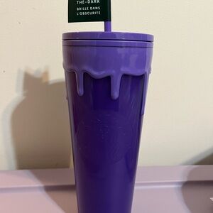Starbucks glow in the dark cup tumbler New NWT